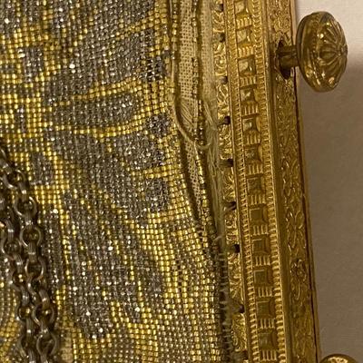 VINTAGE BEADED PURSE CLUTCH BAG AS IS