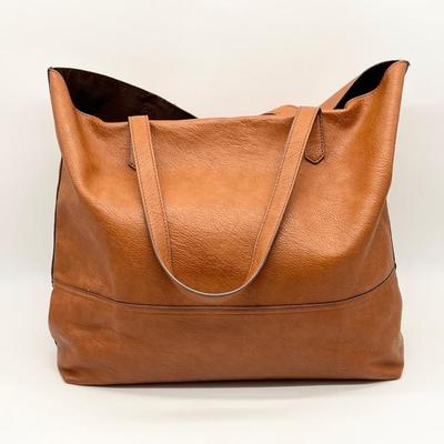 OVERBROOK ~ Large Vegan Leather Tote