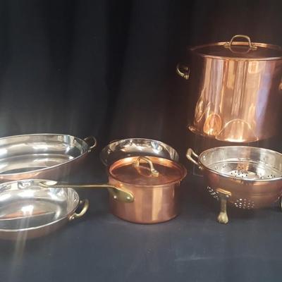 Copperware - 6 pieces