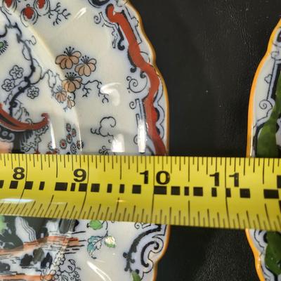 6 Ashworth Brothers Hanley England Chinoiserie Plates 10.25"