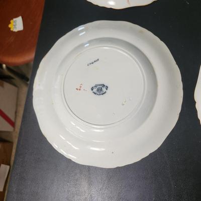 6 Ashworth Brothers Hanley England Chinoiserie Plates 10.25"