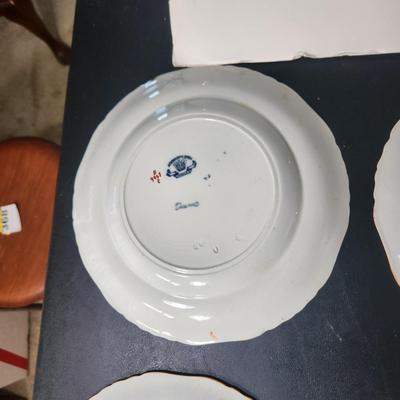 6 Ashworth Brothers Hanley England Chinoiserie Plates 10.25"