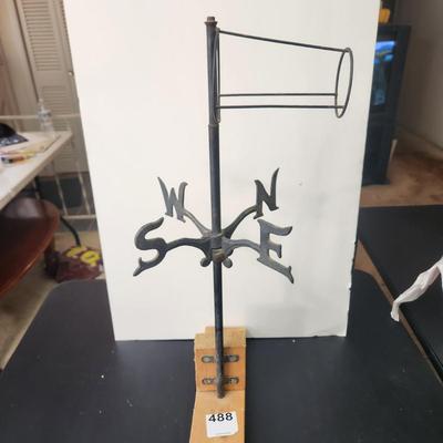 Vintage Metal Weathervane 24" Tall