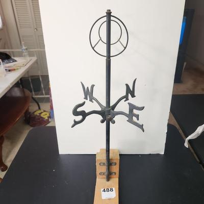Vintage Metal Weathervane 24" Tall