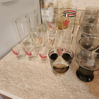 Large Assortment vintage Glassware Corning Pyrex Fire King