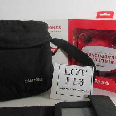 Lot of Earbuds, Headphones, Electronic Cases, Working Nook