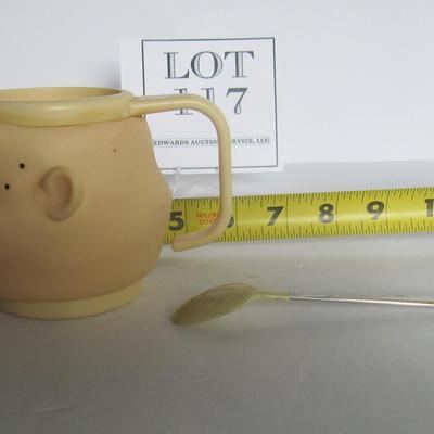 Plastic Childs Mug and Spoon