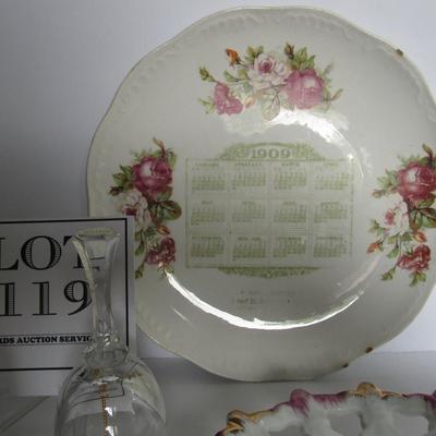 Lot of Misc Vintage Plates, Etc