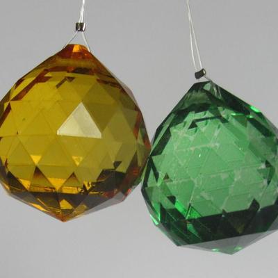 2 Glass Tiny Sun Catchers
