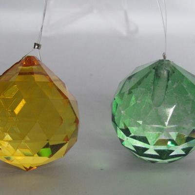 2 Glass Tiny Sun Catchers