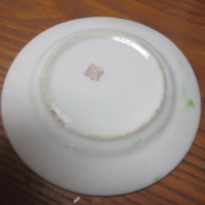 9 Children's Dishes - 1 marked Occupied Japan - All about 4 inches across