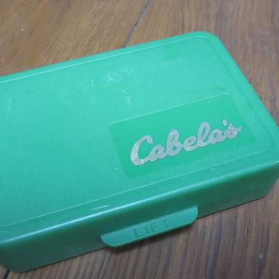 Fly Fishing Box with Flies/Lures - Cabela's - 5 1/2 x 4 inches