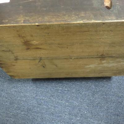 German Wooden Chemistry Box - 18 12/ x 12  inches - Great Graphics inside lid