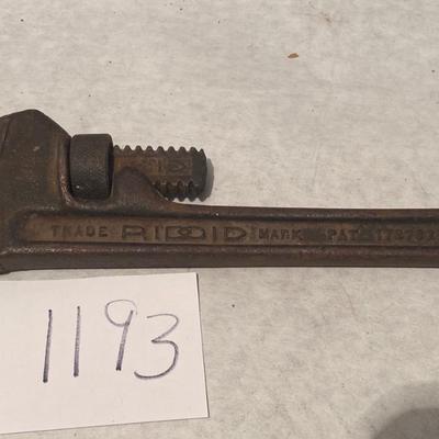 Vintage Ridgid Wrench