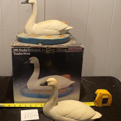 Vintage Beam 1991 Swam Decanter