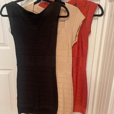 3 FRENCH CONNECTION BODYCON DRESSES