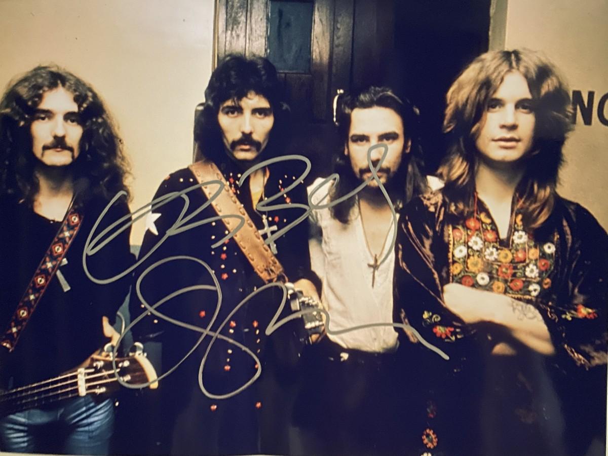 ozzy osbourne signed poster