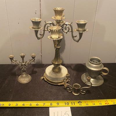 Vintage Candle Candelabra