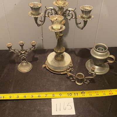 Vintage Candle Candelabra