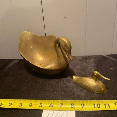Vintage Brass Ducks