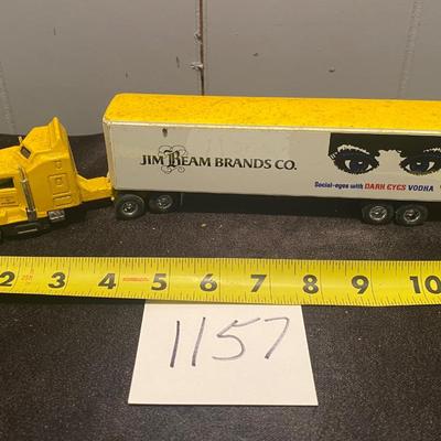 Vintage Jim Beam Brand Truck& Trailer
