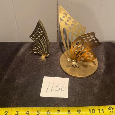 Vintage Butterfly Candle Holder