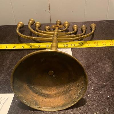 Vintage Brass Menorah