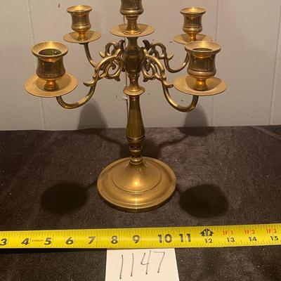 Vintage Brass Candelabra