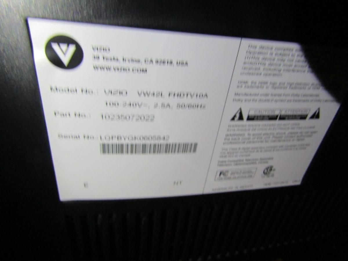 Vizio 42 Inch Television Model VW42L FHDTV10A with Remote