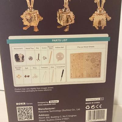 ROBOTIME STEAMPUNK MUSIC BOX BUNNY ROKR SERIES KIT