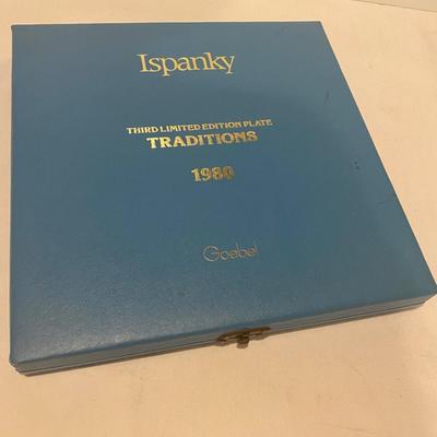 Goebel Ispanky Traditions 1980 Collector Plate