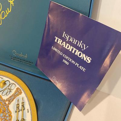 Goebel Ispanky Traditions 1980 Collector Plate