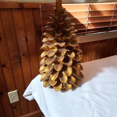 Two Pine Cone Base Lamps (D-JS)