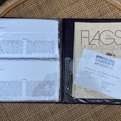 UN Flags of the UN 1980 First Day Covers & 1984 Mint Sheets w/ Official Binder