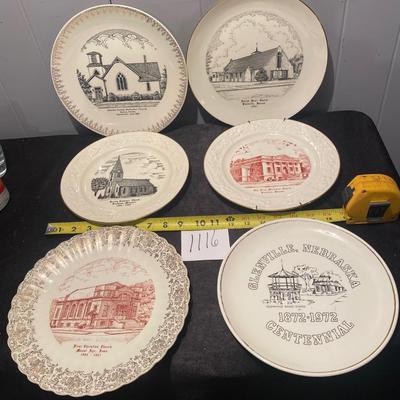 Vintage Church Wall Plates