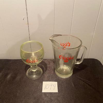Coots Goblet & Pitcher