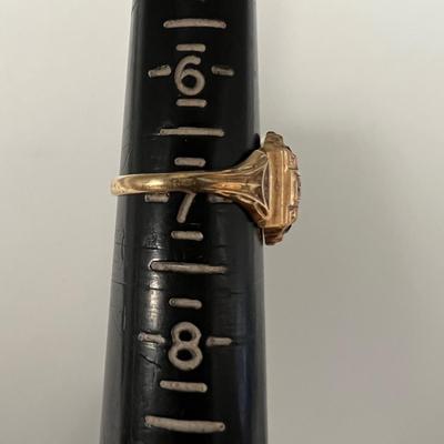 1964 Jostens 10K Gold Class Ring (B1-MG)