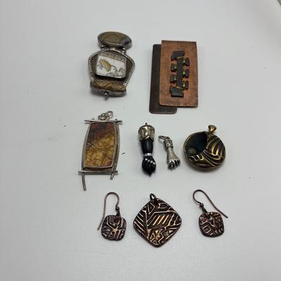 Copper Pendants, Earrings, & More (B1-MG)