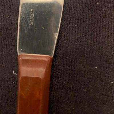Vintage Bakelite Stainless Knives