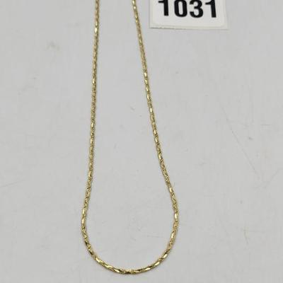 925 Gold Plated Necklace