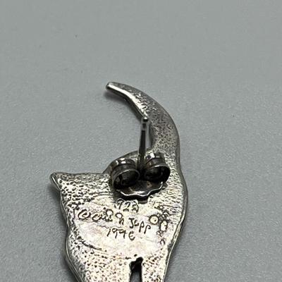 925 Cat Pin, Cat Earrings & More (B1-MG)