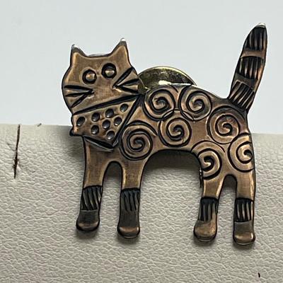 925 Cat Pin, Cat Earrings & More (B1-MG)