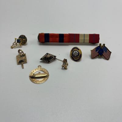 American Legion Pin with Diamond & More (B1-MG)