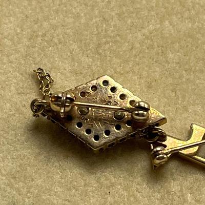 American Legion Pin with Diamond & More (B1-MG)