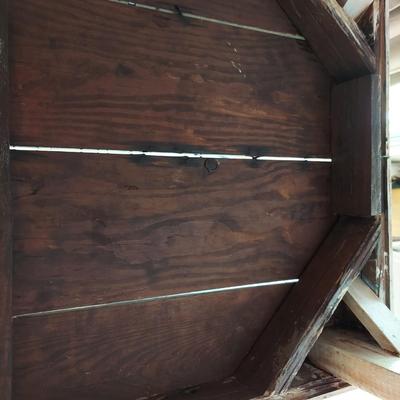 Rustic Wooden Farmhouse Table (O-BBL)