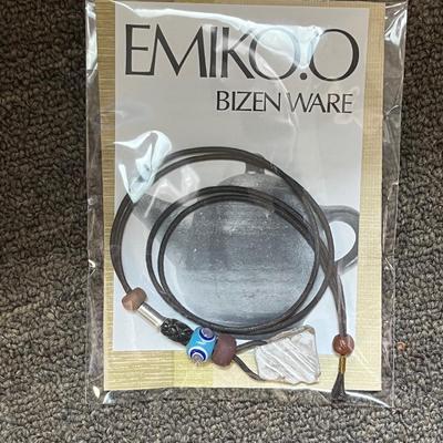 Emiko.O Bizen Ware Necklace & More Asian Items (B1-MG)