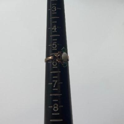 Blue Opal Pin, Opal Earrings & Opal Ring (B1-MG)