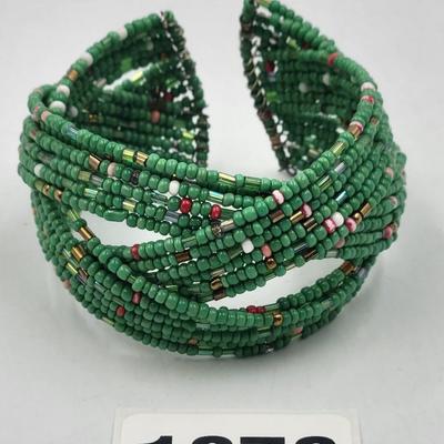 Green Beaded Bracelet