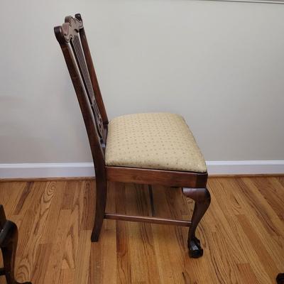 Set of Six Claw Foot Dining Chairs (GR-CE)