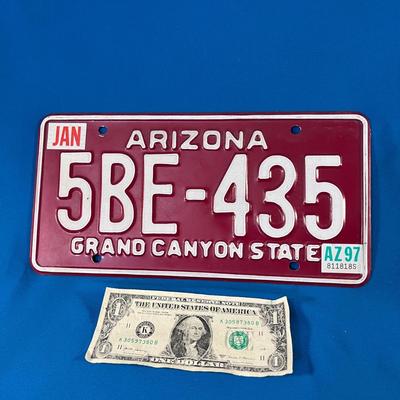 ARIZONA LICENSE PLATE 